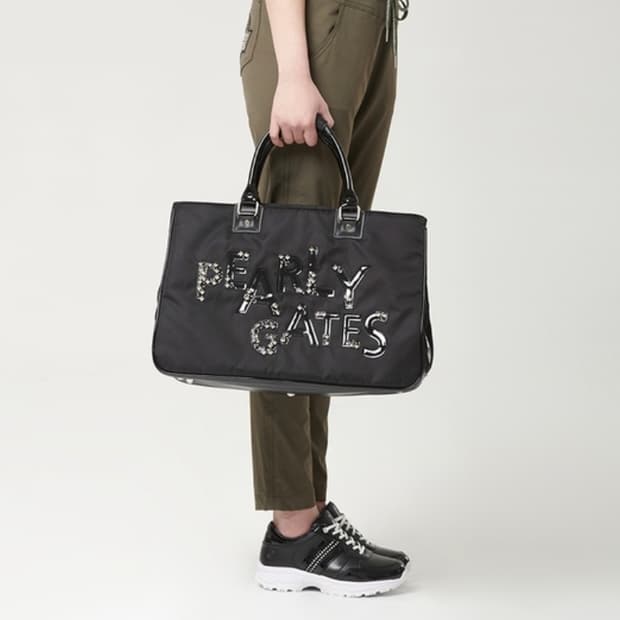 파리게이츠 스터드로고 보스턴백