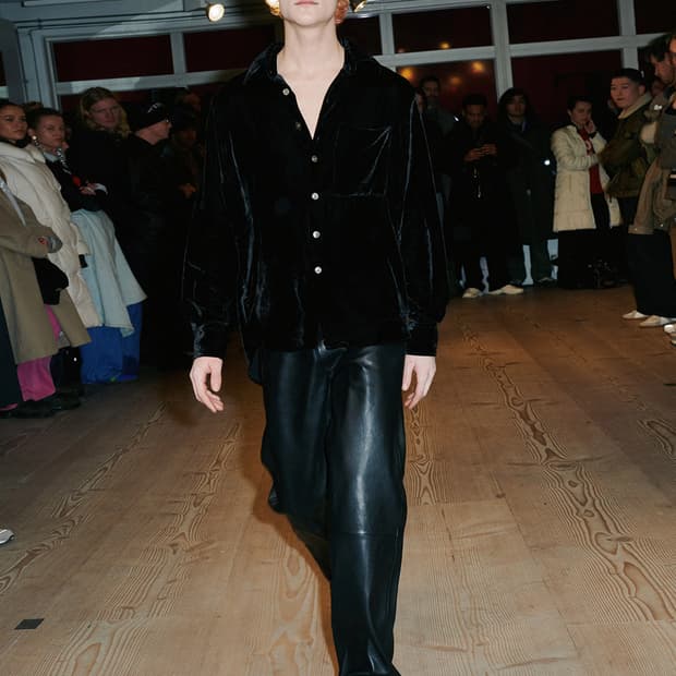 Sunflower 23fw leather trouser