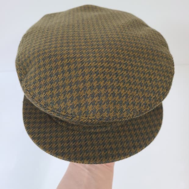 1930s년 영국 클래식 아카이브 빈티지 플랫캡 헌팅캡 뉴스보이 모자