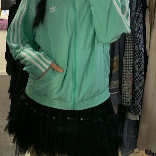 아디다스 민트 바람막이