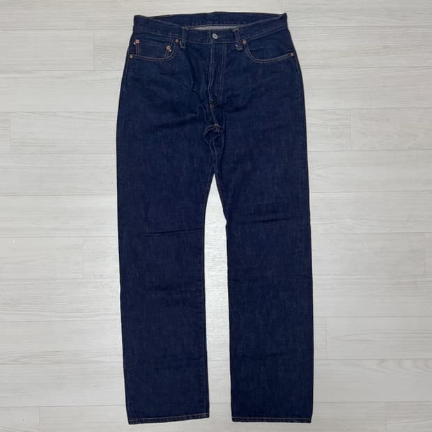 코지마진스 15oz 스트레이트 셀비지 데님 34 사이즈