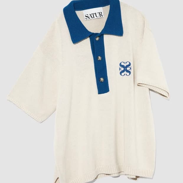 세터 반팔 니트 L