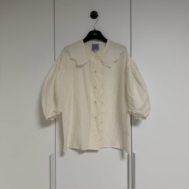 🏷️ThierryColson Vanina 스캘럽 블라우스 (새상품)