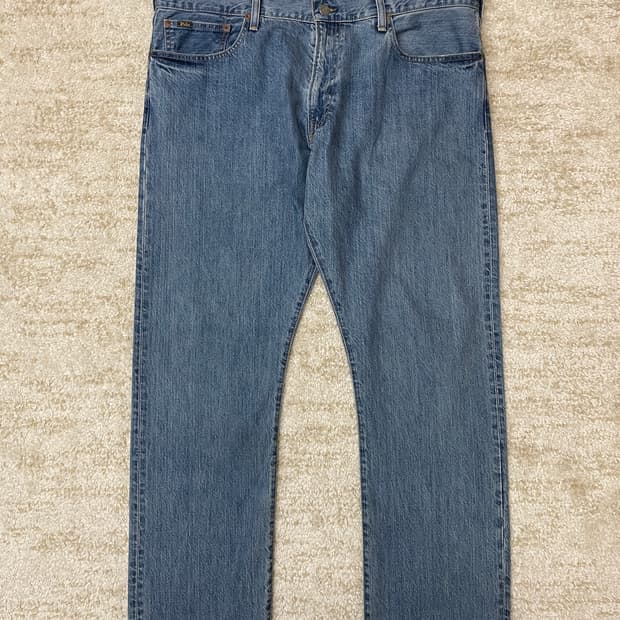 [38] 폴로 랄프로렌 QR코드 정품 햄튼 스트레이트 데님 