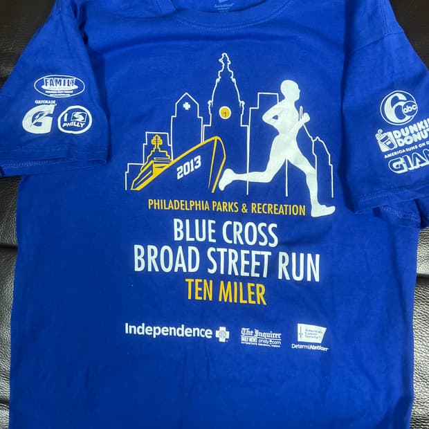 헤인즈 USA 필라델피아 2013 런닝 반팔 티셔츠