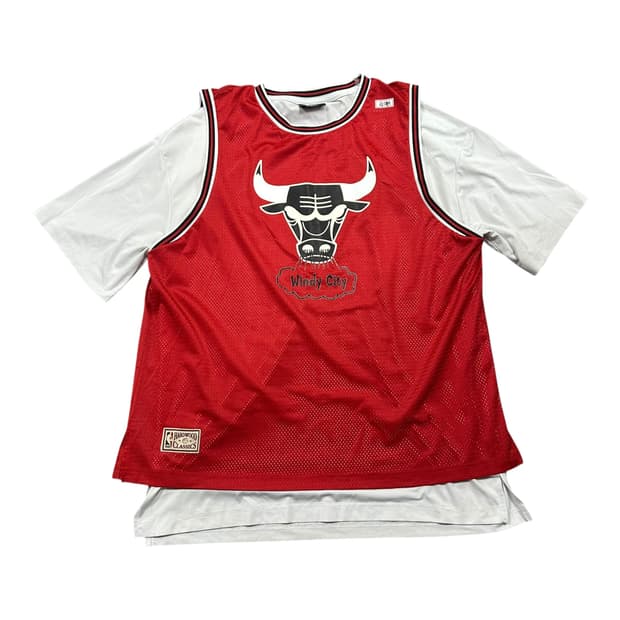 ✨ (바배) NBA 시카고불스 메쉬 농구 져지 레이어드 반팔티 
