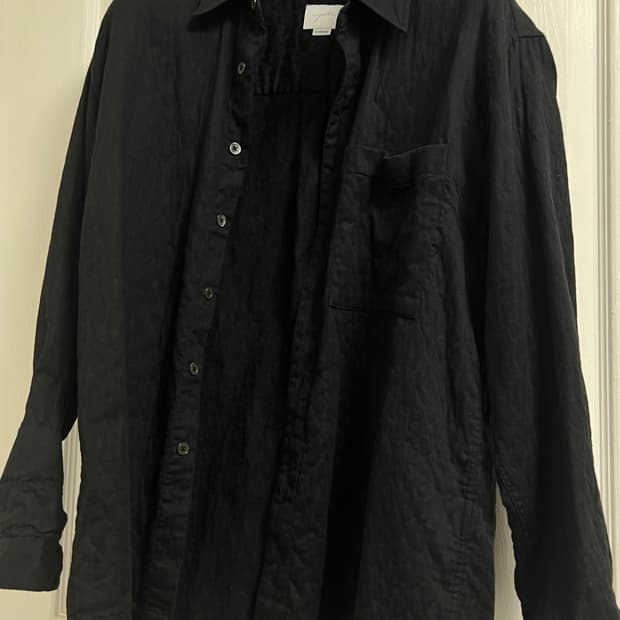 Youth 블랙 레오파드 셔츠