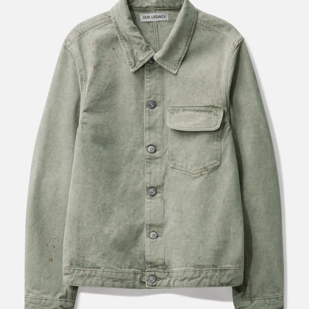 아워레가시 리버쓰 자켓 애틱 워시 데님 46