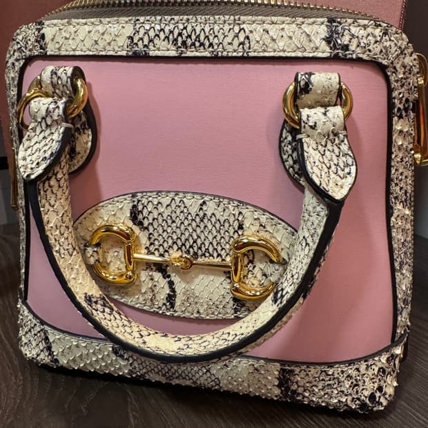 구찌 홀스빗 파이톤 한정판