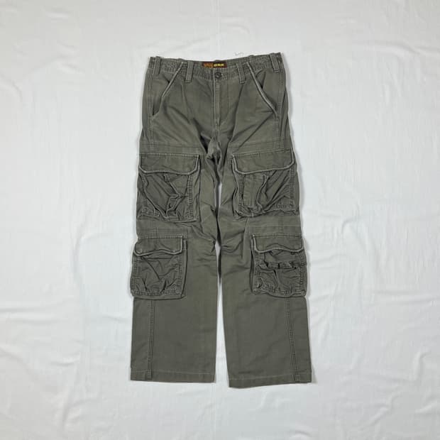 90‘s 폭스 팍스레이싱 카고팬츠 바지