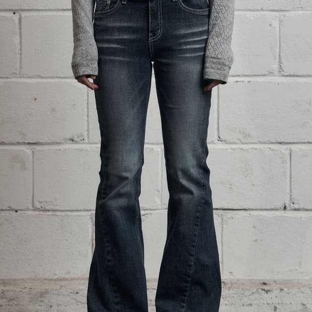 시너진 BRUSH CAT DENIM PANTS 부츠컷 데님 팬츠 청바지