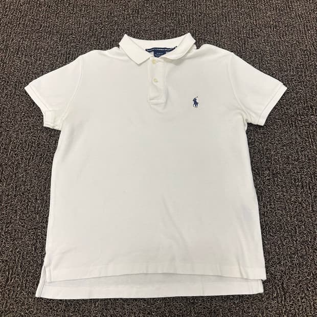 POLO 폴로 랄프로렌 여성 카라티 반팔티셔츠 화이트 M