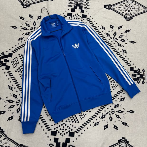아디다스 블루 파이어버드 트랙탑 져지