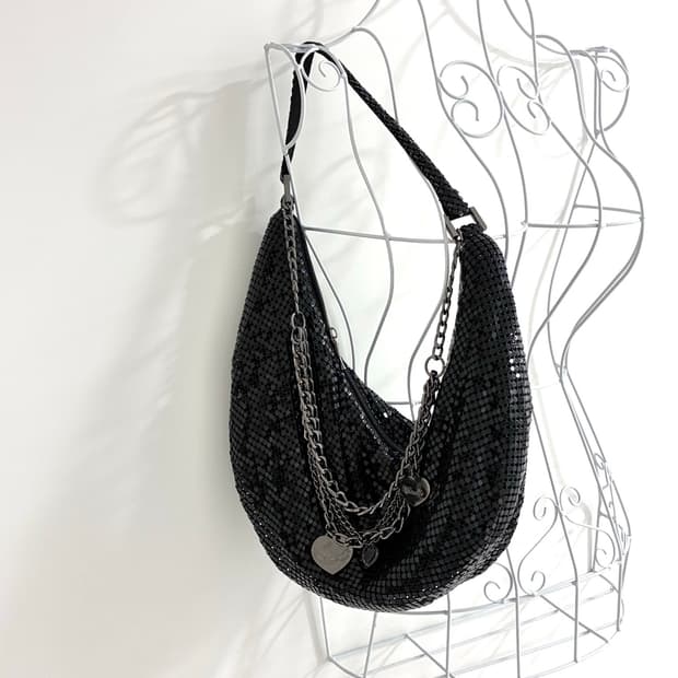 [MADE] Glittering VINTAGE CHAIN bag