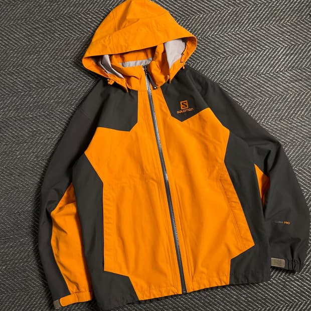 살로몬 클리마 SL 배색 마운틴 바람막이 자켓 y 5057