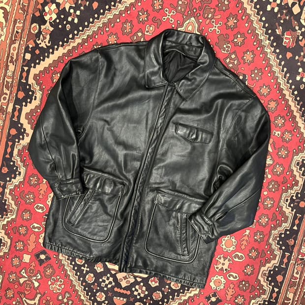 ( L ) 가죽코트 가죽자켓 가죽하프 가죽카코트 빈티지가죽