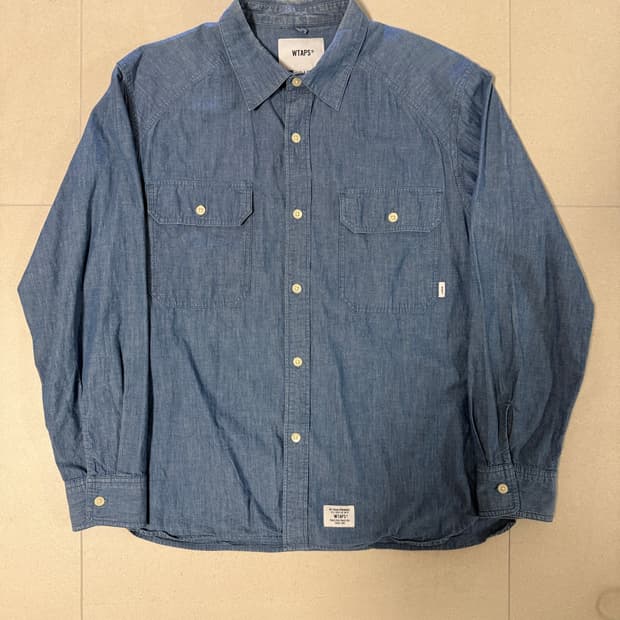 더블탭스 데님셔츠 3 (xl)