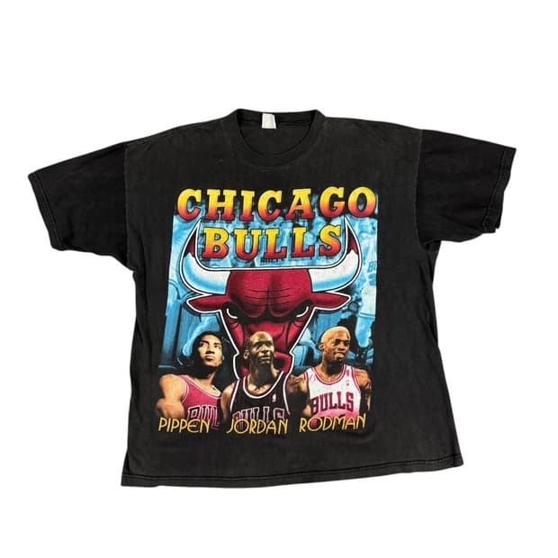 빈티지 90s Chicago Bulls 시카고 불스 마이클 조던 랩티셔츠
