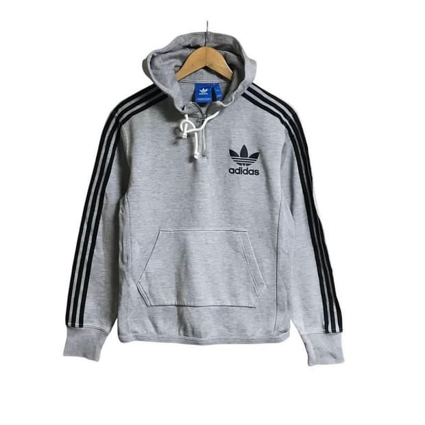 아디다스 불꽃 면 후드 반집업