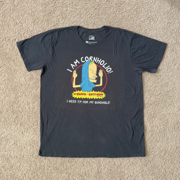 빈티지 MTV Beavis and Butt-head 공식 티셔츠