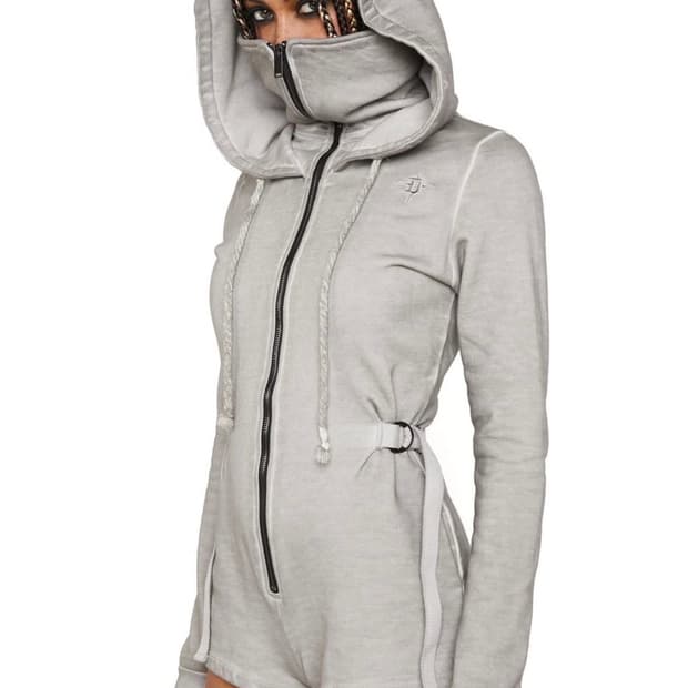 Dolls Kill 다크웨이브 롱 슬리브 롬퍼