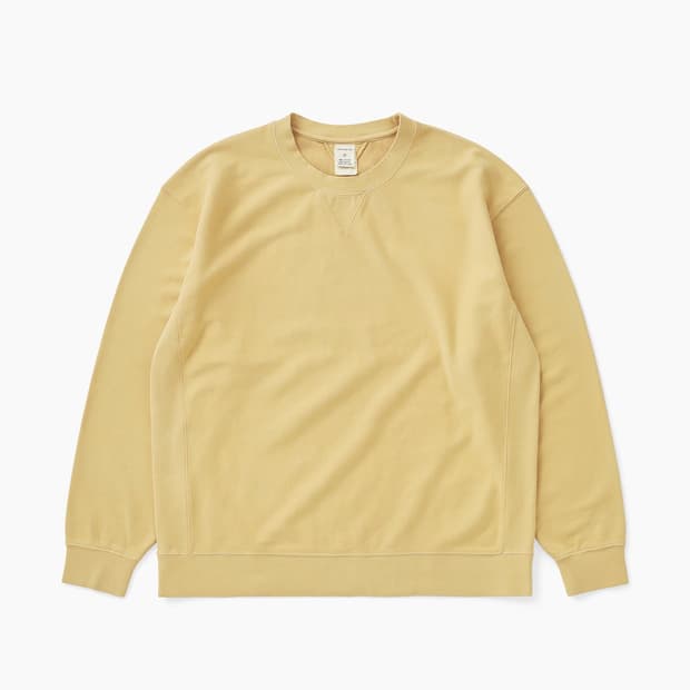 Khakis Dyed Stock Crewneck Pale Yellow L