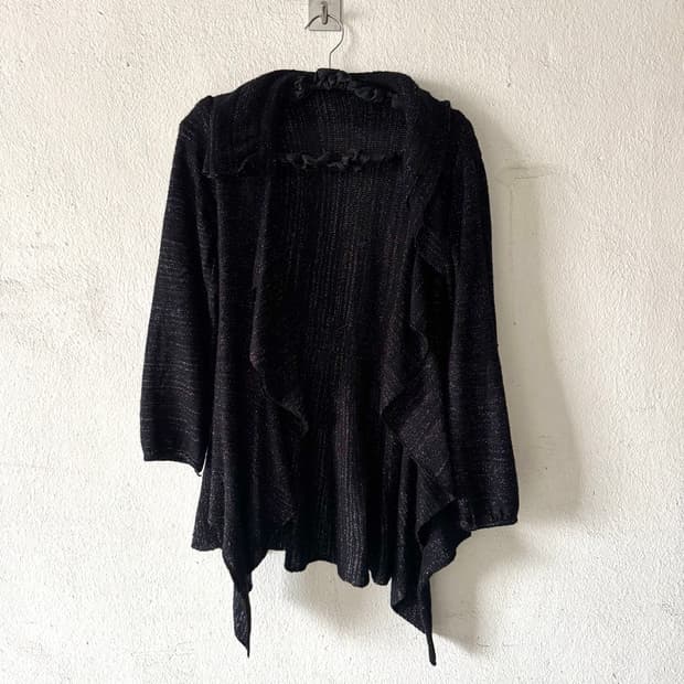 Draped cardigan