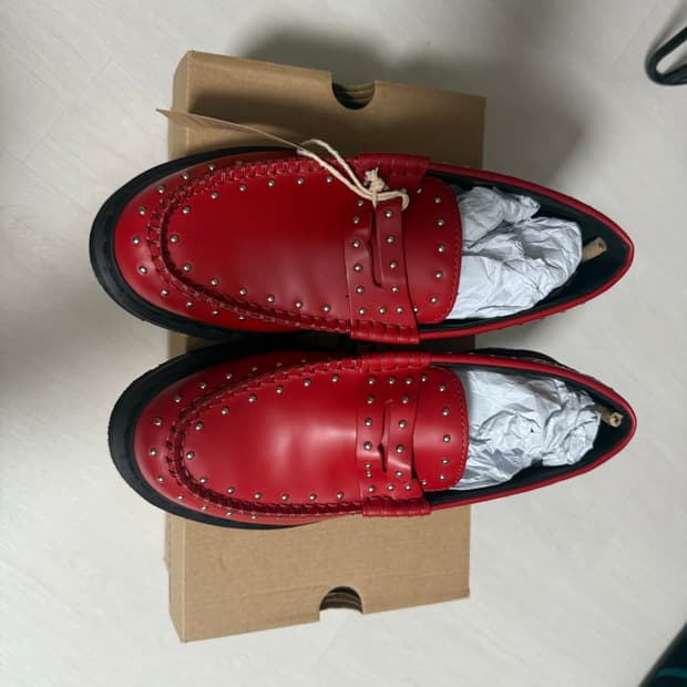 닥터마틴 슈프림 펜톤 레드 uk7(260) 