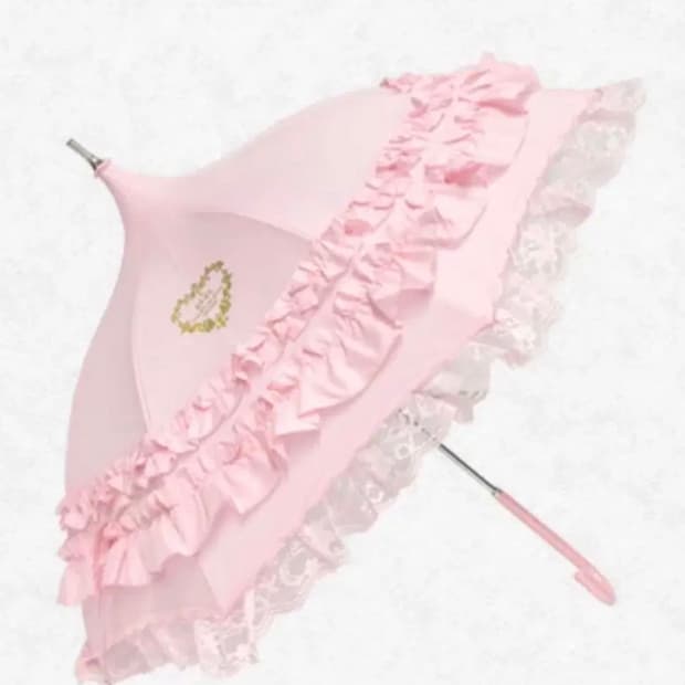 베이비더스타샤인브라이트 양산 핑크 로리타 양지뢰 갸루 일브