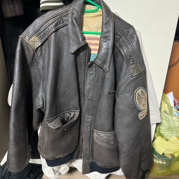 (XL-2XL) 아비렉스 G-2 플라이트 자켓