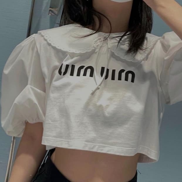 미우미우 블라우스