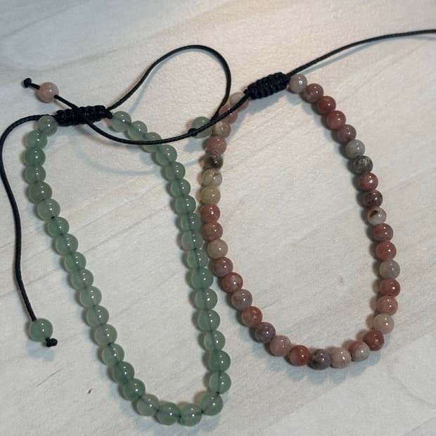 비즈원석팔찌 일괄