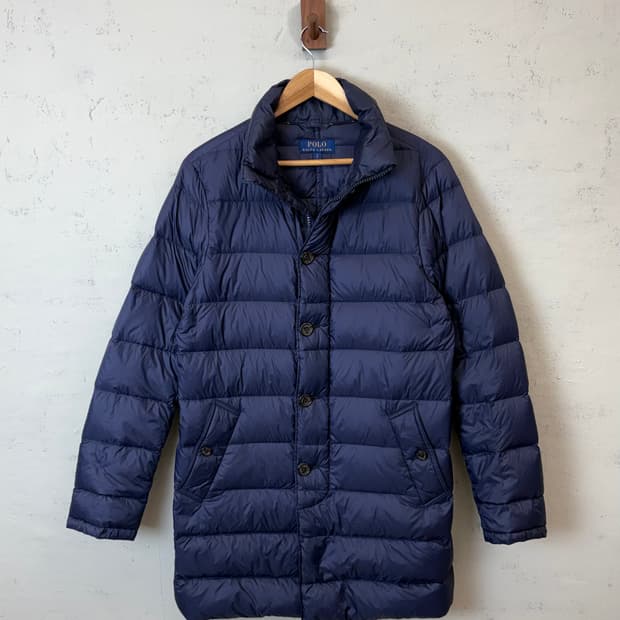 폴로랄프로렌 덕다운 네이비 패딩 코트