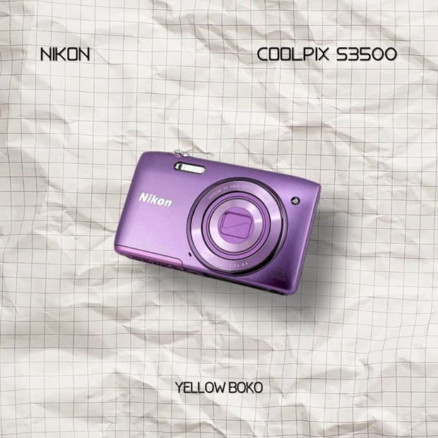 [✨레어] NIKON 니콘 쿨픽스 S3500 레트로 디지털 카메라