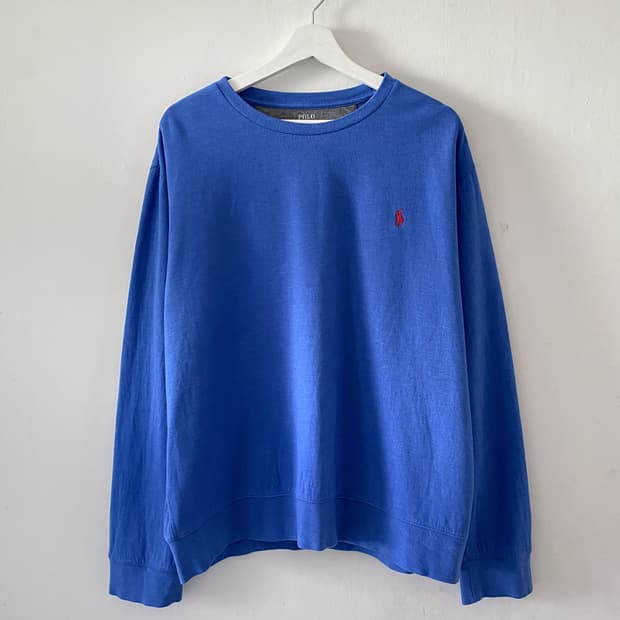 폴로 랄프로렌 블루 맨투맨