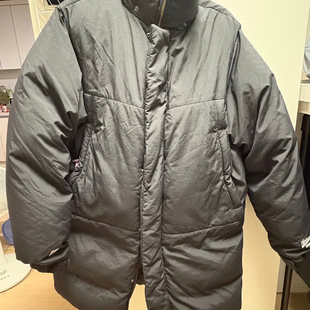 디스이즈네버댓 몬스터 다운파카 블랙