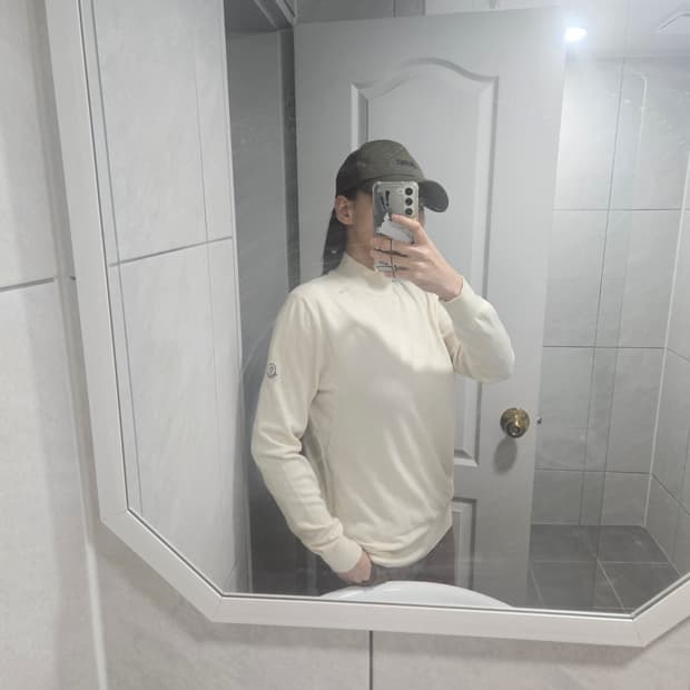 빈티지 몽클레어 몽클레르 아이보리 울 니트 스웨터 가디건