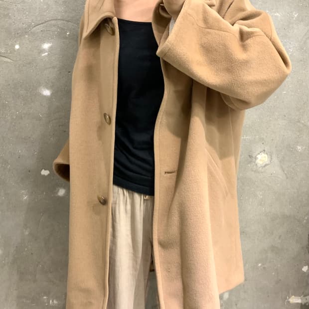 Maxmara 막스마라 카멜 울 코트 