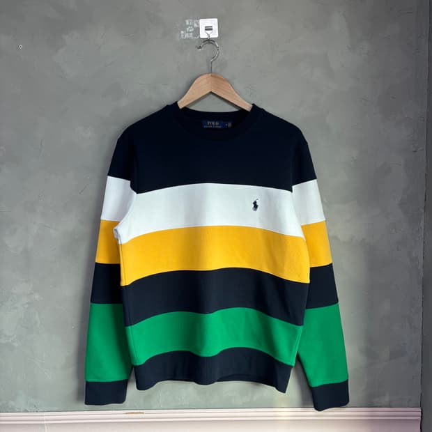 폴로 랄프로렌 스트라이프 맨투맨