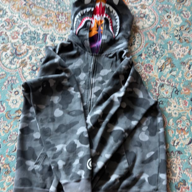 베이프 카모 더블 후드