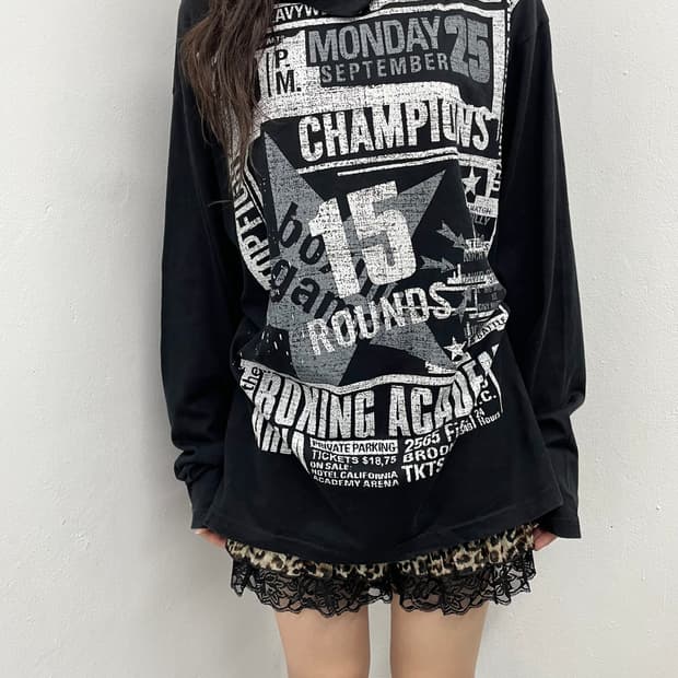 펑크 프린팅 워머 슬리브