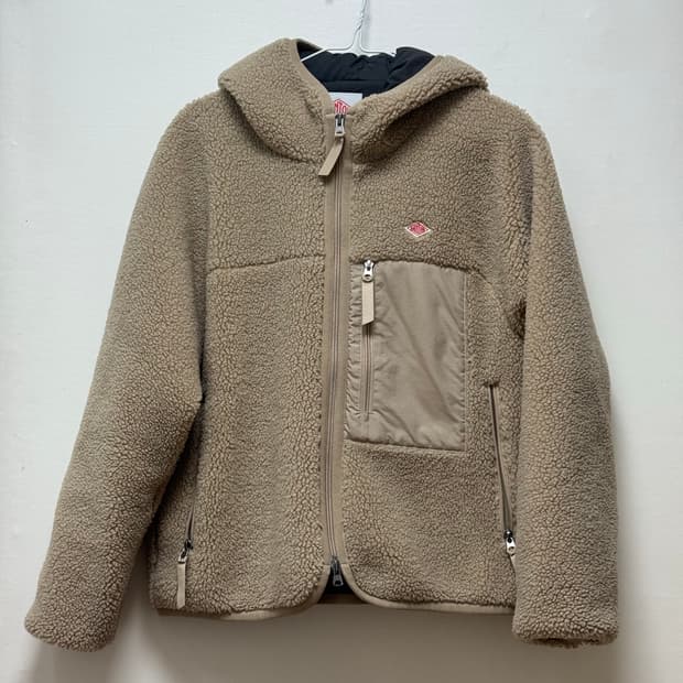 단톤 플리스 후드 자켓