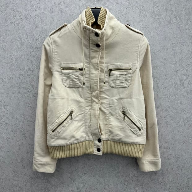 90 톰보이 y2k 여자 유틸리티 자켓