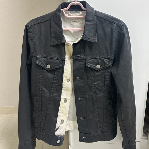 드리스반노튼 14aw 페인트 데님자켓