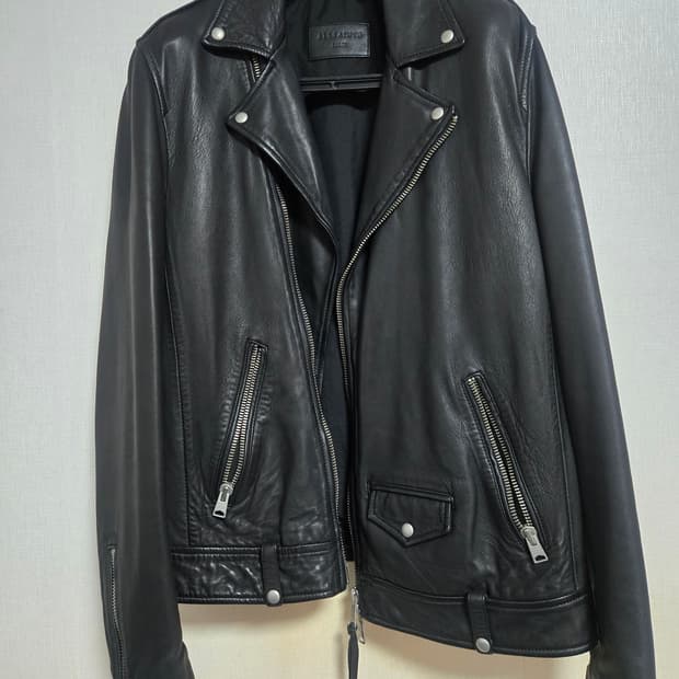 [L] 올세인츠 밀로 바이커 가죽자켓 (싱글 라이더)