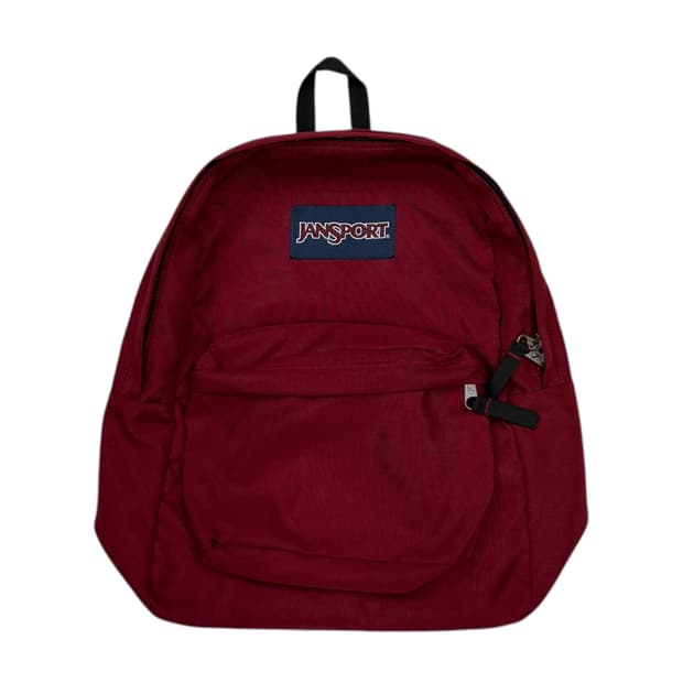 잔스포츠 빈티지 슈퍼브레이크 버건디 레드 백팩 가방