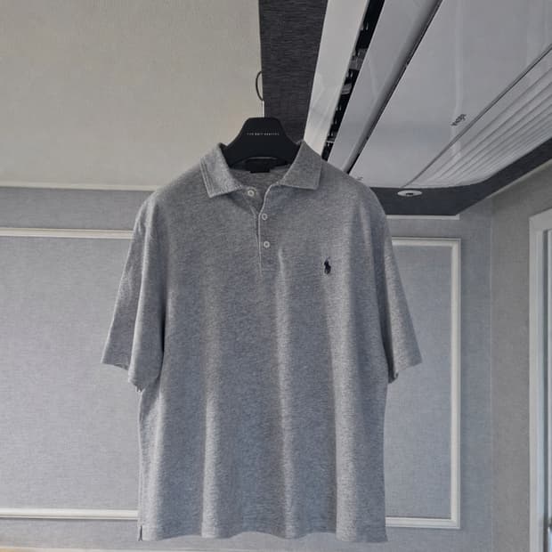 [거의 새것] 폴로 랄프로렌 반팔 메시 카라 폴로 셔츠 클래식 L