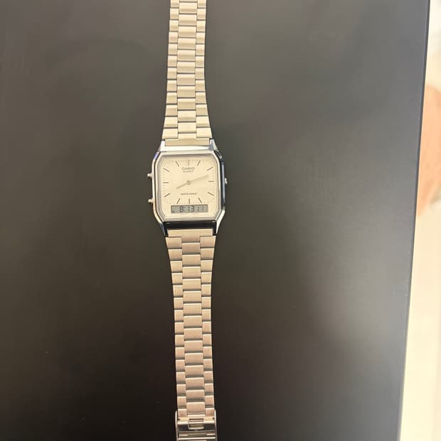 카시오 AQ230a 실버