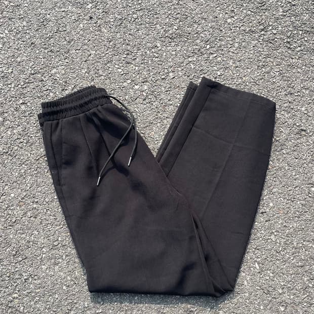 밴딩 블랙 슬랙스 S 노브랜드