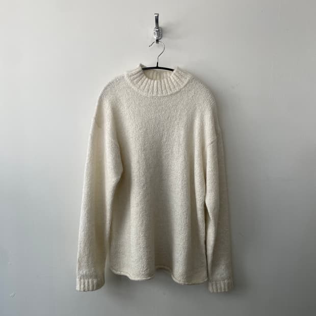 vintage rolled edge knit